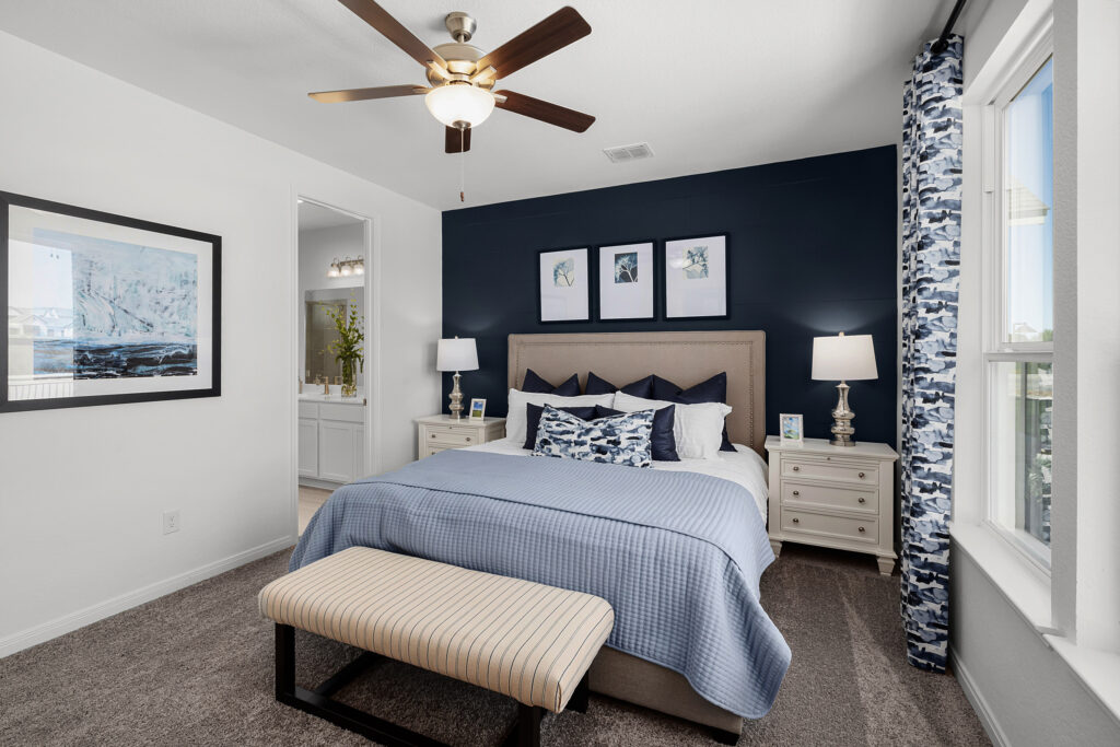 Fully furnished short-term rental home interior at Garten Haus New Braunfels through Living Spaces