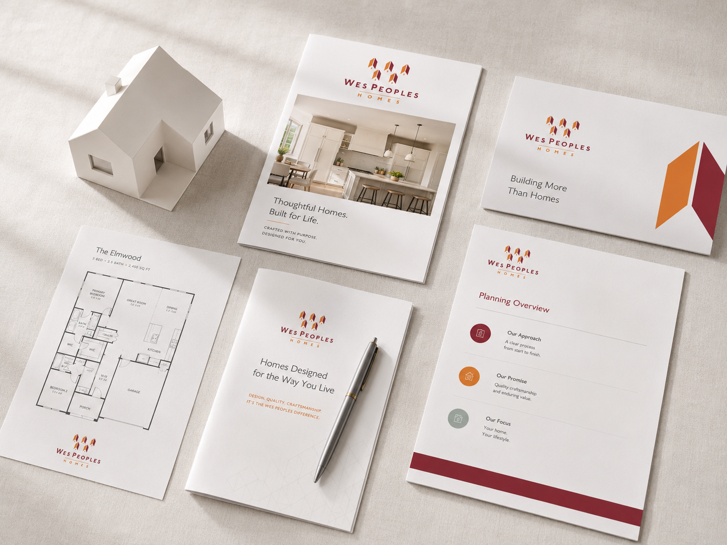 New home mortgage documents representing Texas new construction purchase process