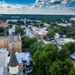 downtown New Braunfels homes historic district Town Creek community