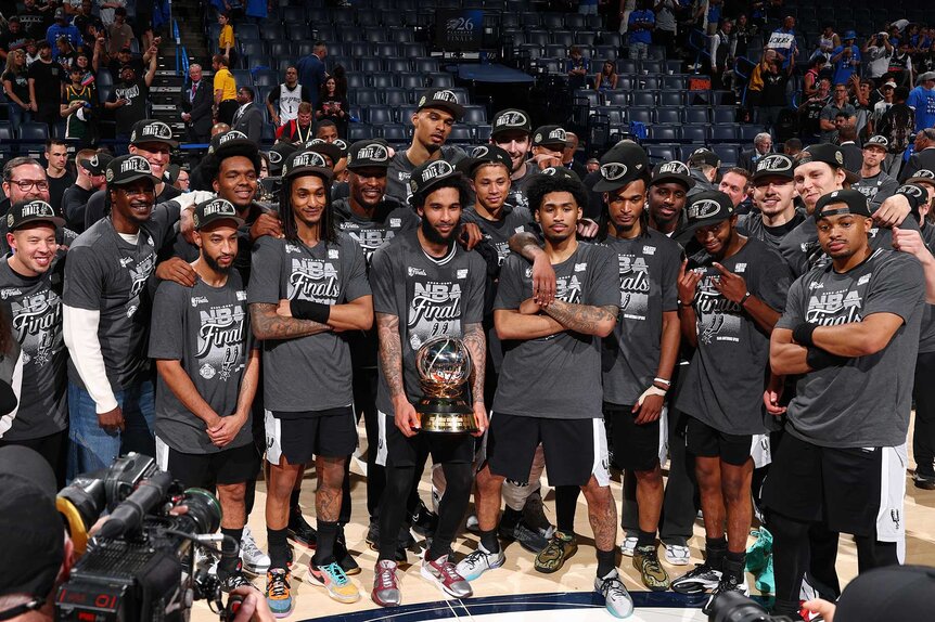 San Antonio Spurs fans celebrating 2026 NBA Finals run