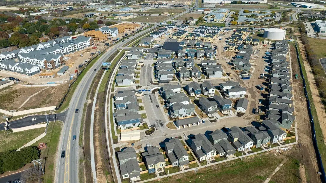 Town Creek townhomes downtown New Braunfels Texas new construction